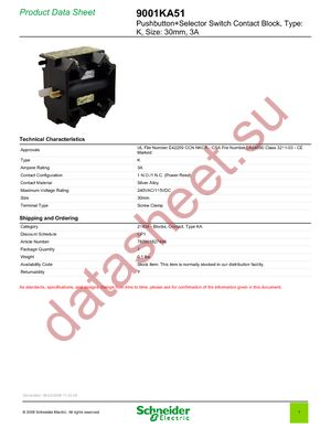 9001KA51 datasheet  